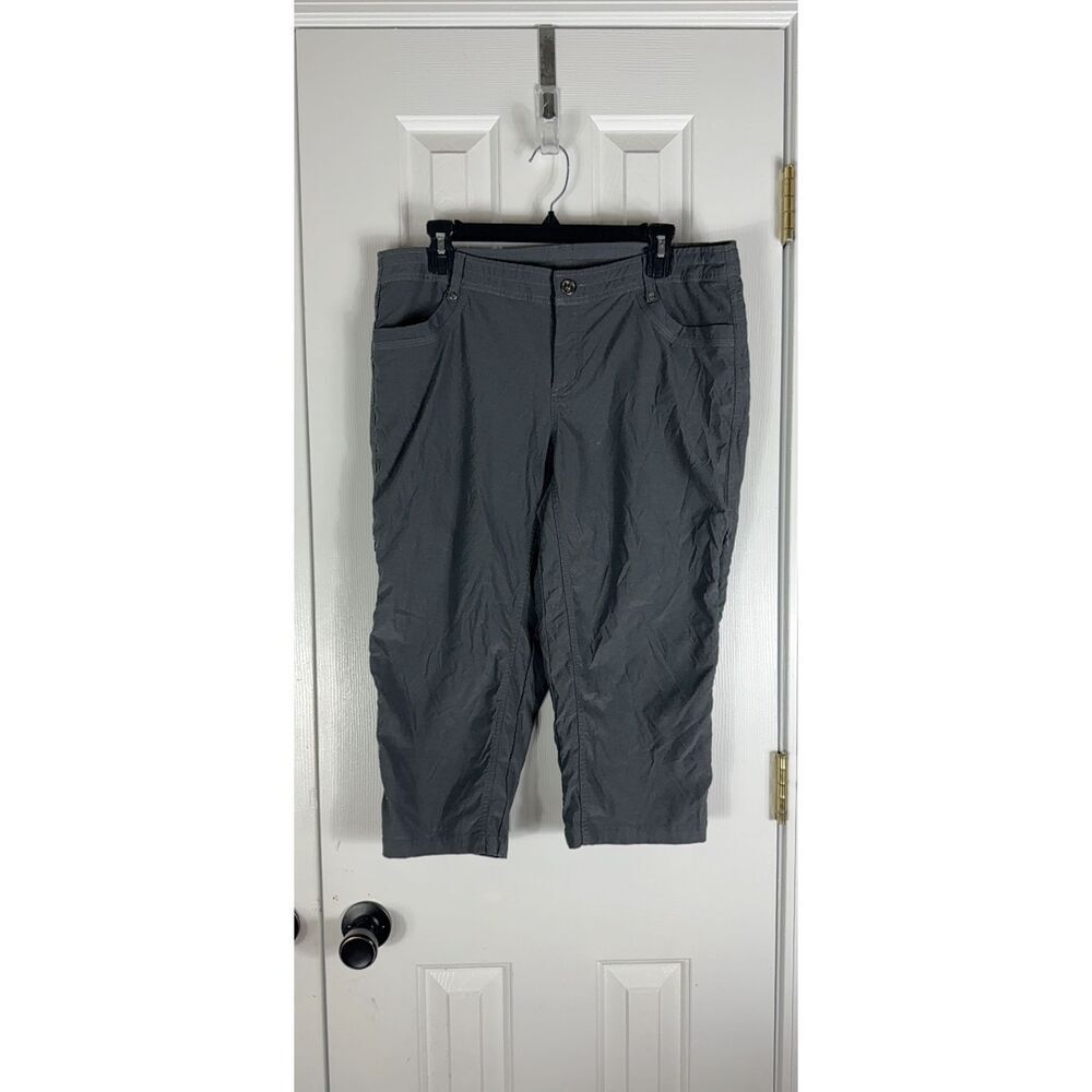 Kuhl Womens Grey Cropped Capris Size 14